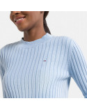 Tommy Jeans maglia crop a coste