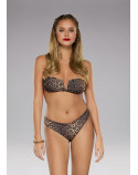 F**K BIKINI fascia a V ANIMALIER