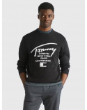 TOMMY JEANS maglione logo spray