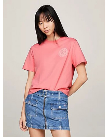 TOMMY JEANS T-SHIRT LOGO DOUBLE