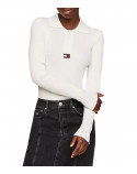 TOMMY JEANS polo a costine