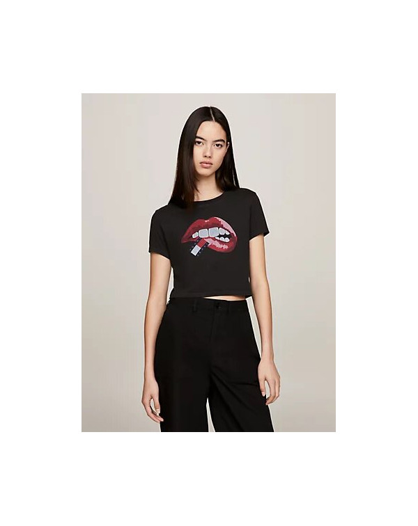 TOMMY JEANS T-SHIRT BOCCA