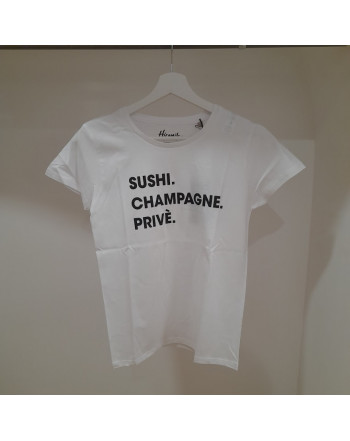 HICONICA T-SHIRT "SUSHI.CHAMPAGNE.PRIVE'"