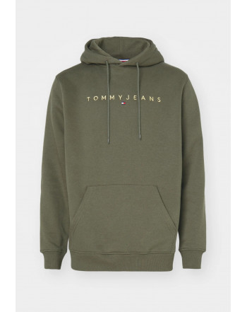 TOMMY JEANS FELPA CAPPUCCIO LOGO