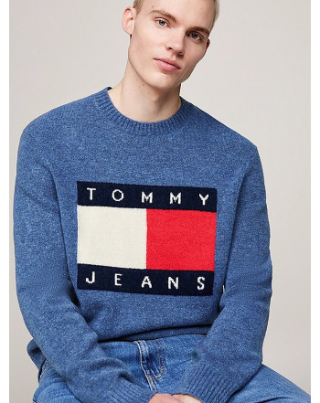 TOMMY JEANS PULLOVER MELANGE