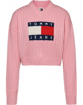 TOMMY JEANS MAGLIONE CROP