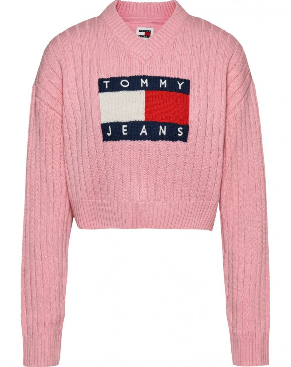 TOMMY JEANS MAGLIONE CROP