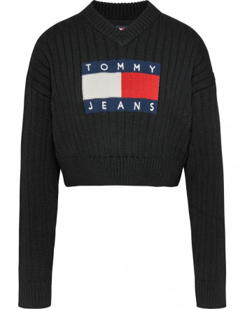 TOMMY JEANS MAGLIONE CROP