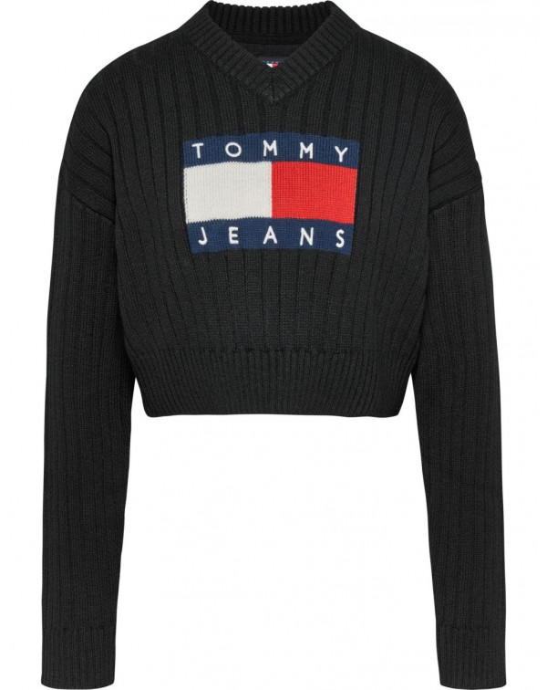 TOMMY JEANS MAGLIONE CROP