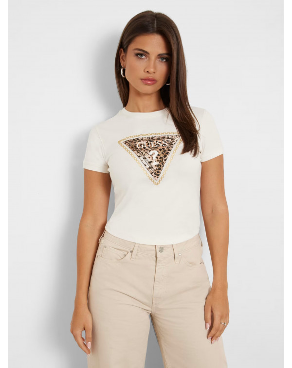 GUESS T-SHIRT LOGO TRIANGOLO