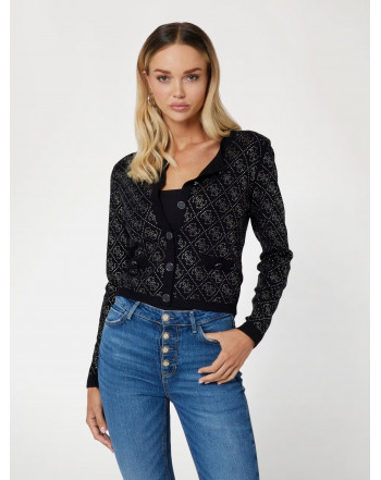 GUESS CARDIGAN LOGO 4G PAILLETTES