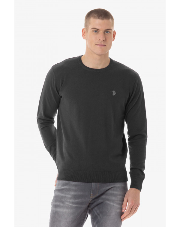 U.S.POLO ASSN MAGLIA GIRO IN COTONE