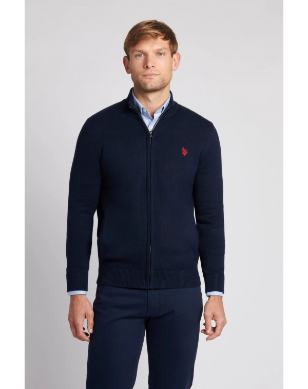 U.S.POLO ASSN CARDIGAN MISTO CASHMERE