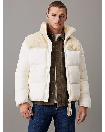 calvin klein piumino sherpa