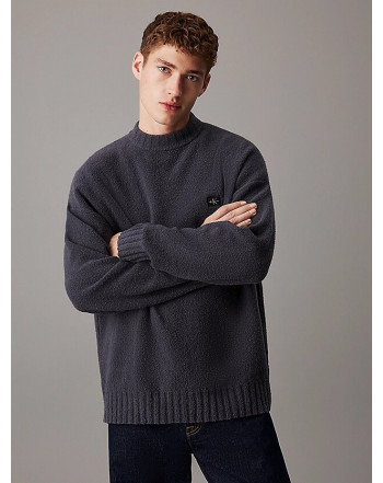 CALVIN KLEIN MAGLIONE IN COTONE BOUCLE'