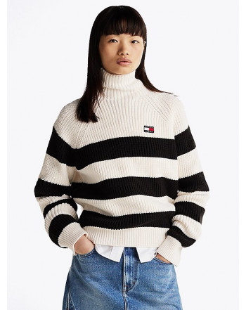 TOMMY JEANS PULLOVER A RIGHE