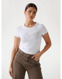 GUESS t-shirt logo con borchie