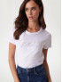 GUESS T-SHIRT LOGO IN PIZZO