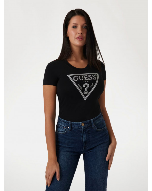 GUESS T-SHIRT LOGO TRIANGOLO