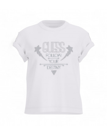 GUESS T-SHIRT LOGO APPLICAZIONI