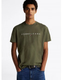 TOMMY JEANS  t-shirt logo ricamato
