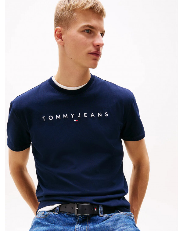 TOMMY JEANS T-SHIRT LOGO RICAMATO