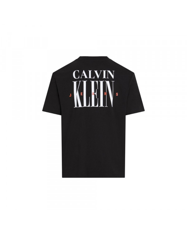 CALVIN KLEIN T-SHIRT GRAPHIC LOGO SULLA SCHIENA