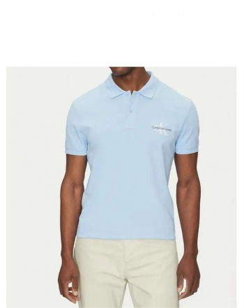 CALVIN KLEIN POLO LOGO RICAMATO