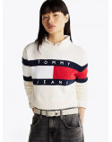 TOMMY JEANS pullover con bandiera