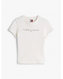 TOMMY JEANS  t-shirt logo ricamato slim fit