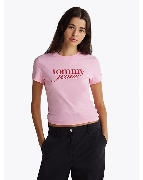 TOMMY JEANS T-SHIRT LOGO SLIM FIT