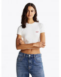 TOMMY JEANS  t-shirt logo slim fit crop