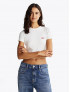 TOMMY JEANS T-SHIRT CROP CLIM FIT