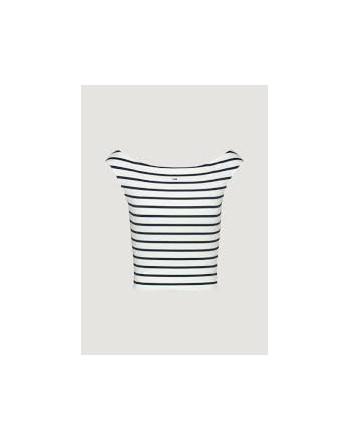 TOMMY JEANS T-SHIRT RIGATA COLLO A BARCA TOMMY JEANS T-SHIRT RIGATA COLLO A BARCA
