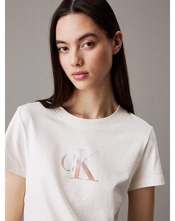 CALVIN KLEIN T-SHIRT SLIM FIT MONOGRAMMA