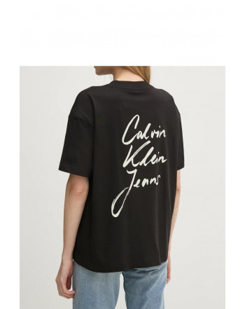 CALVIN KLEIN T-SHIRT LOGO SULLA SCHIENA