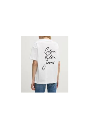 CALVIN KLEIN T-SHIRT LOGO SULLA SCHIENA