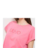 LIU.JO t-shirt  in cotone con logo