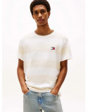 TOMMY JEANS  t-shirt rigata logo