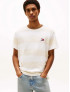 TOMMY JEANS T-SHIRT RIGATA LOGO