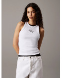 CALVIN KLEIN canotta slim a costine