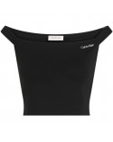 CALVIN KLEIN top "Bardot" logato