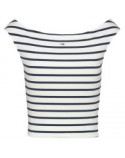 TOMMY JEANS top rigato