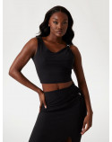 GUESS top cropped smanicato