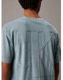 Calvin Klein t-shirt con logo sul retro applicato