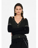LIU.JO cardigan  dettagli in pizzo