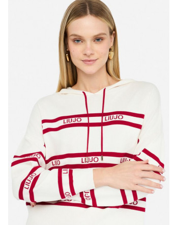 LIU.JO MAGLIA CON CAPPUCCIO