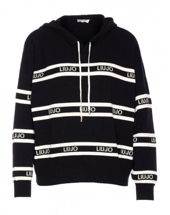 LIU.JO MAGLIA CON CAPPUCCIO