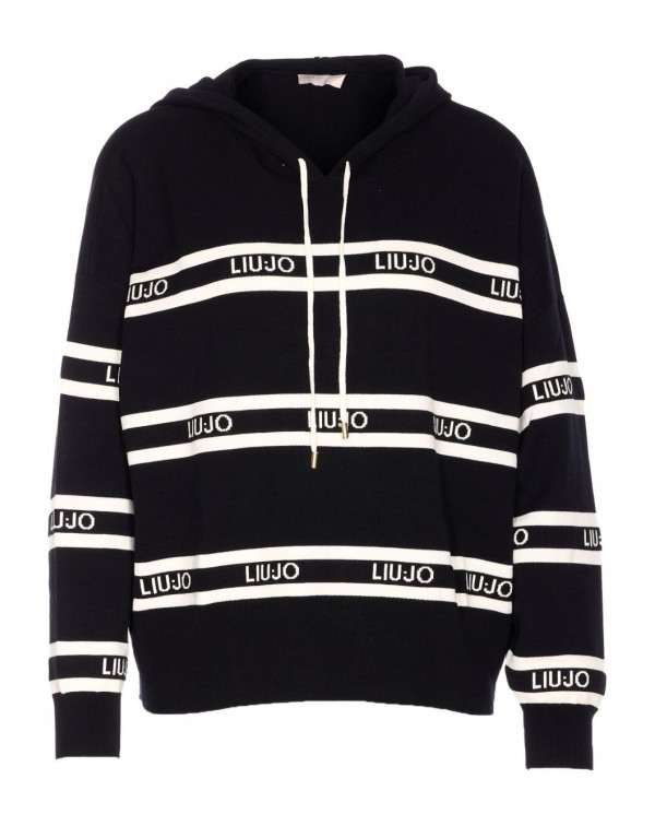 LIU.JO MAGLIA CON CAPPUCCIO