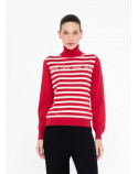 LIU.JO maglia dolcevita a righe